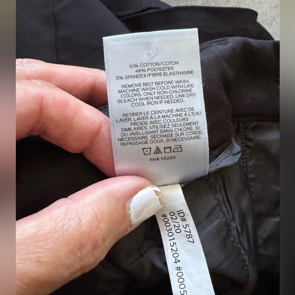 Express Black Shortie High Rise Tailored Shorts Size 6 - Picture 7 of 12